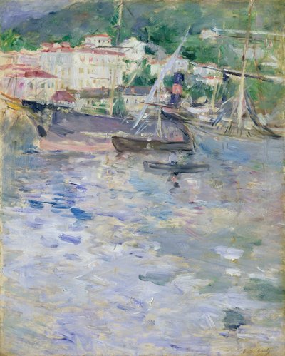 Der Hafen, Nizza, 1882 von Berthe Morisot